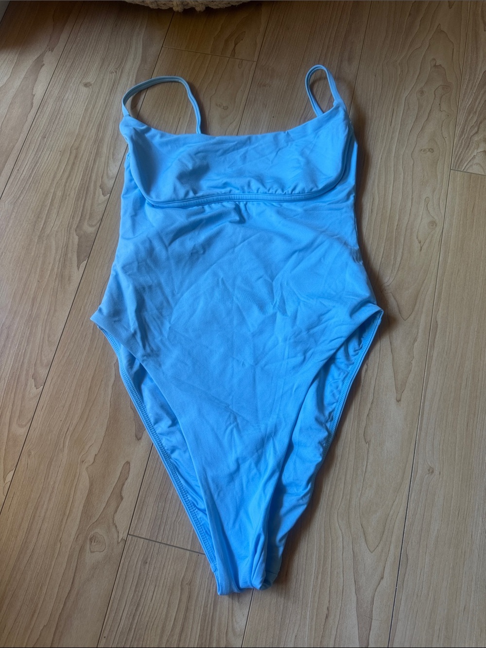 Monday Swimwear Light Blue One-Piece Swimsuit